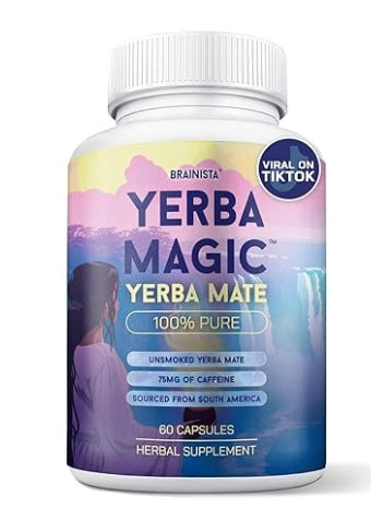 Yerba Magic Yerba Mate Capsules – Natural Energy & Focus Support (60 Capsules)