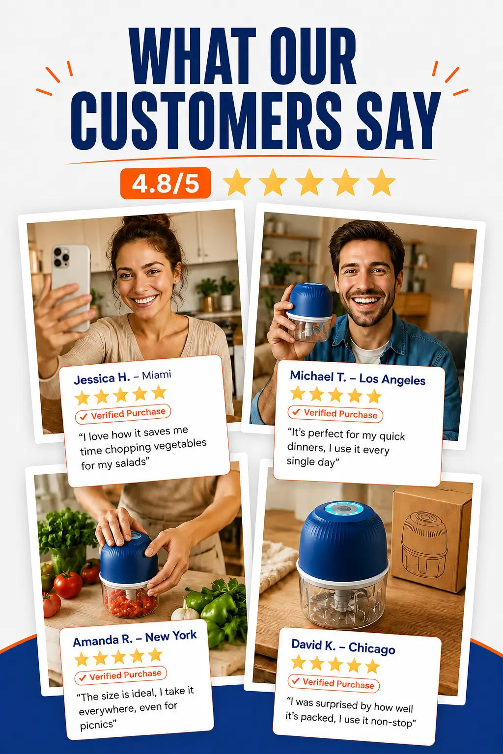 Electric Garlic Mincer and Grinder