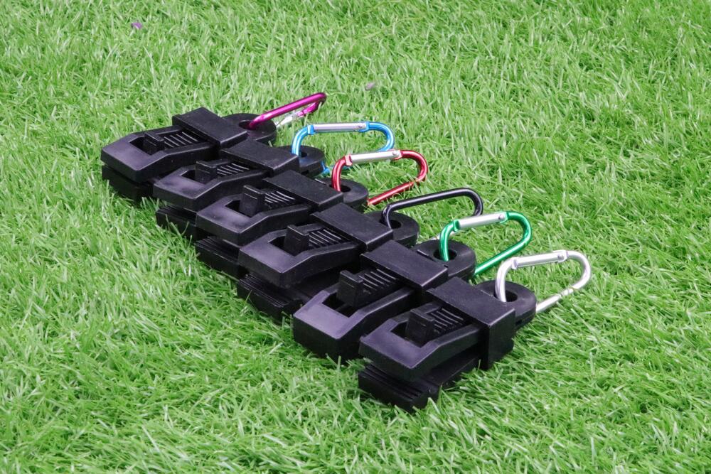 30 Heavy-Duty Tent Rope Clips – Windproof Canopy Clamps for Camping & Outdoor Use